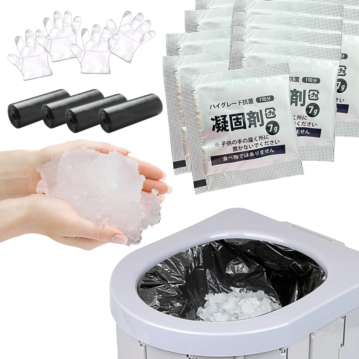 

Supulin Простой аварийный туалет от Disaster Prevention 50 Портативный туалет Предотвращение стихийных бедствий Предотвращение стихийных бедствий Контрмеры на 15 лет