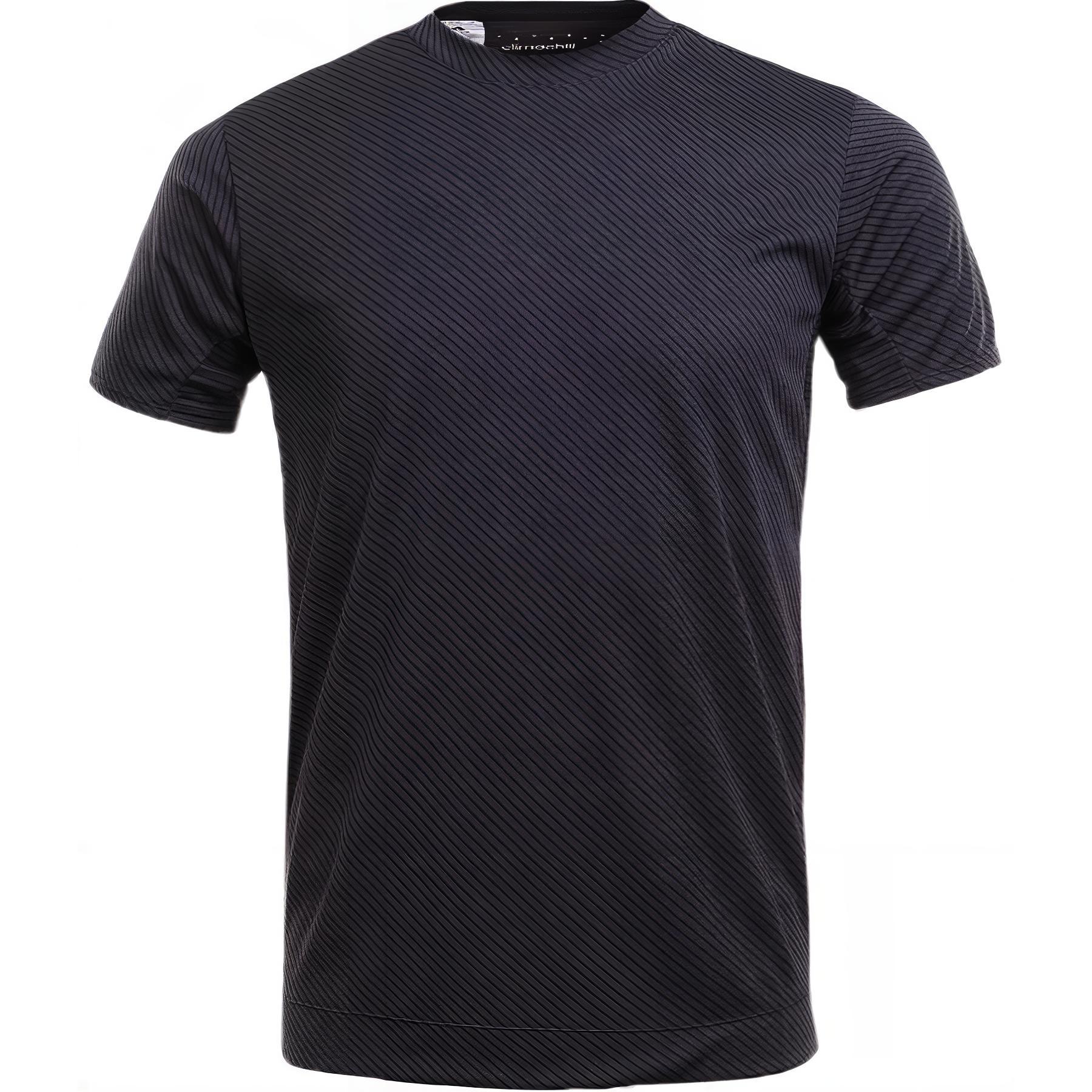 

Adidas Round Neck Solid Color Sports T-Shirt Men Tops Black CE3611 M