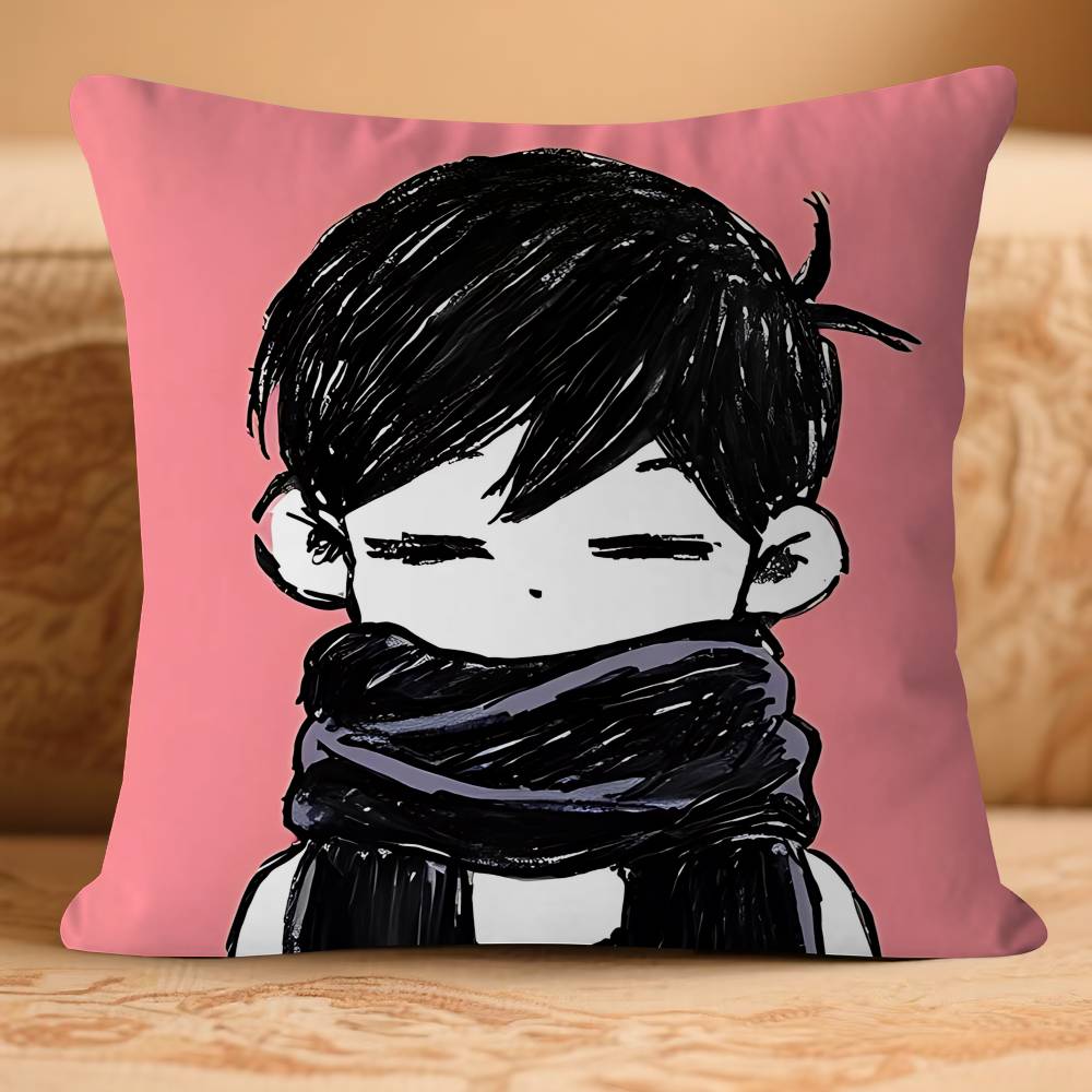 

Anime O-Omori S-SunnyS Pillow Case Removable Washable Cushion Cover – All-Season Soft Linen 16x16Inch