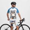 Men's Short Sleeve Cycling Jersey - 2025 Design, Quick-Dry, Breathable, Printed Top for Summer Road Biking