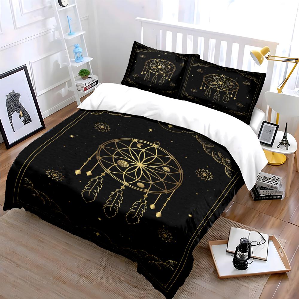 Dreamcatcher Design Black Bedding Set Bedding set (1 duvet cover, 2 pillowcases, duvet not included)
