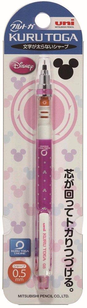 Mitsubishi Pencil Kurutoga Disney Mechanical Pencil, 0.5mm, Pink, M5650DS1P.13
