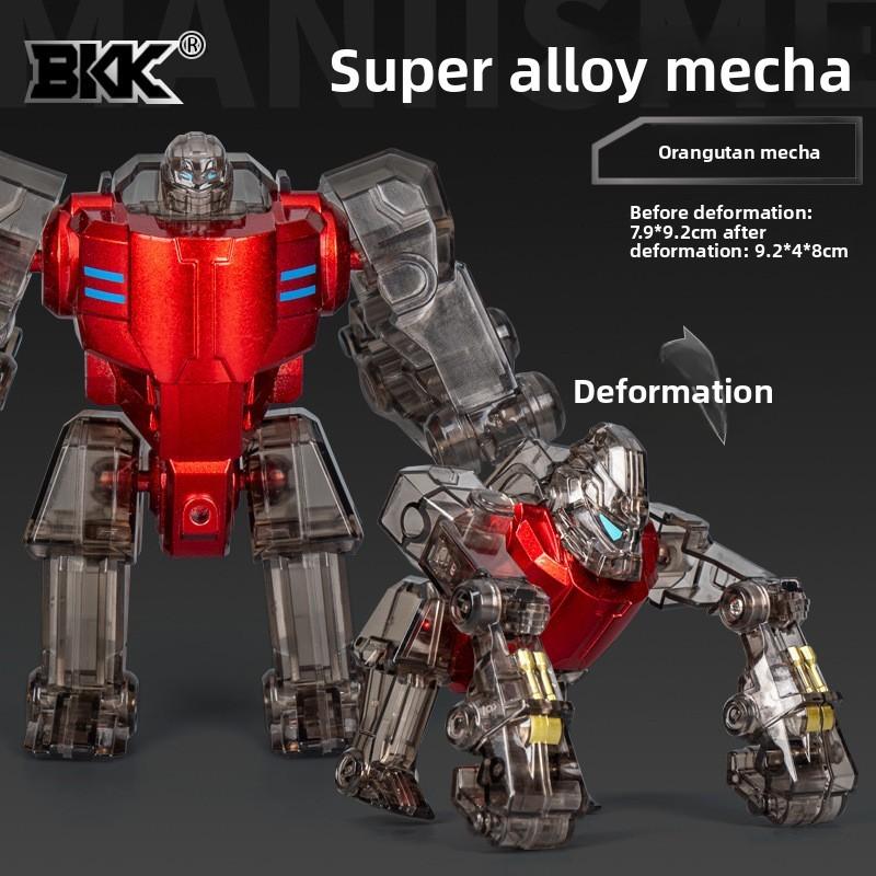 Childrens Alloy Transforming Gorilla Robot Toy With Diy Assembly For Boys And Collectors