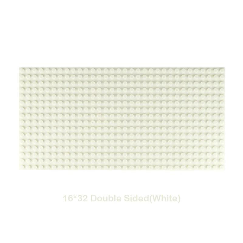 Double Sided 32X32 Dots Baseplate For Construction Brick 16X16 City Timeless Block Plates Diy Plastic Small Block Assembly Part Plaything