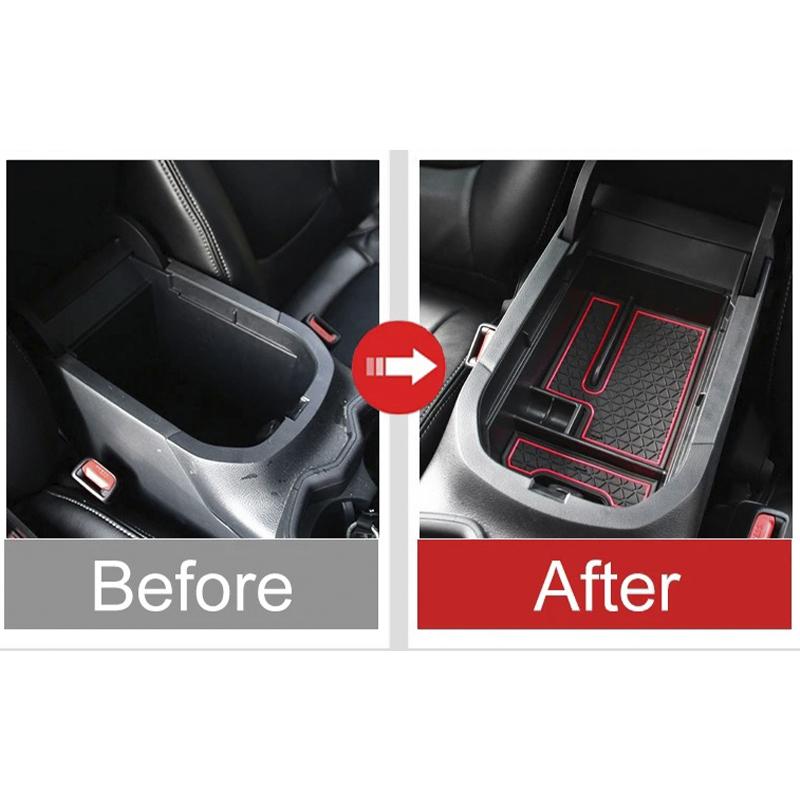 Car Armrest Storage Box Center Console Glove Tray For Toyota RAV4 XA50 2019 2020 2026 2026 2026 2026 RAV 4 Hybrid Car Accessorie