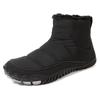 Winter Waterproof High-Top Snow Boots - Unisex Fleece-Lined Cold-Proof Sports Shoes