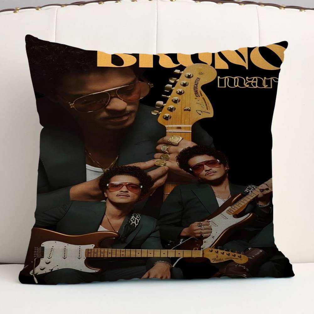 Singer B-Bruno M-Mars Pillow Cover For Bedroom Room And Living Room Sofa Decorative Cushion Cover