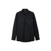 Timberland Solid Color Outdoor Casual Work Shirt Long Sleeve Men Shirts Black A2AC4-001
