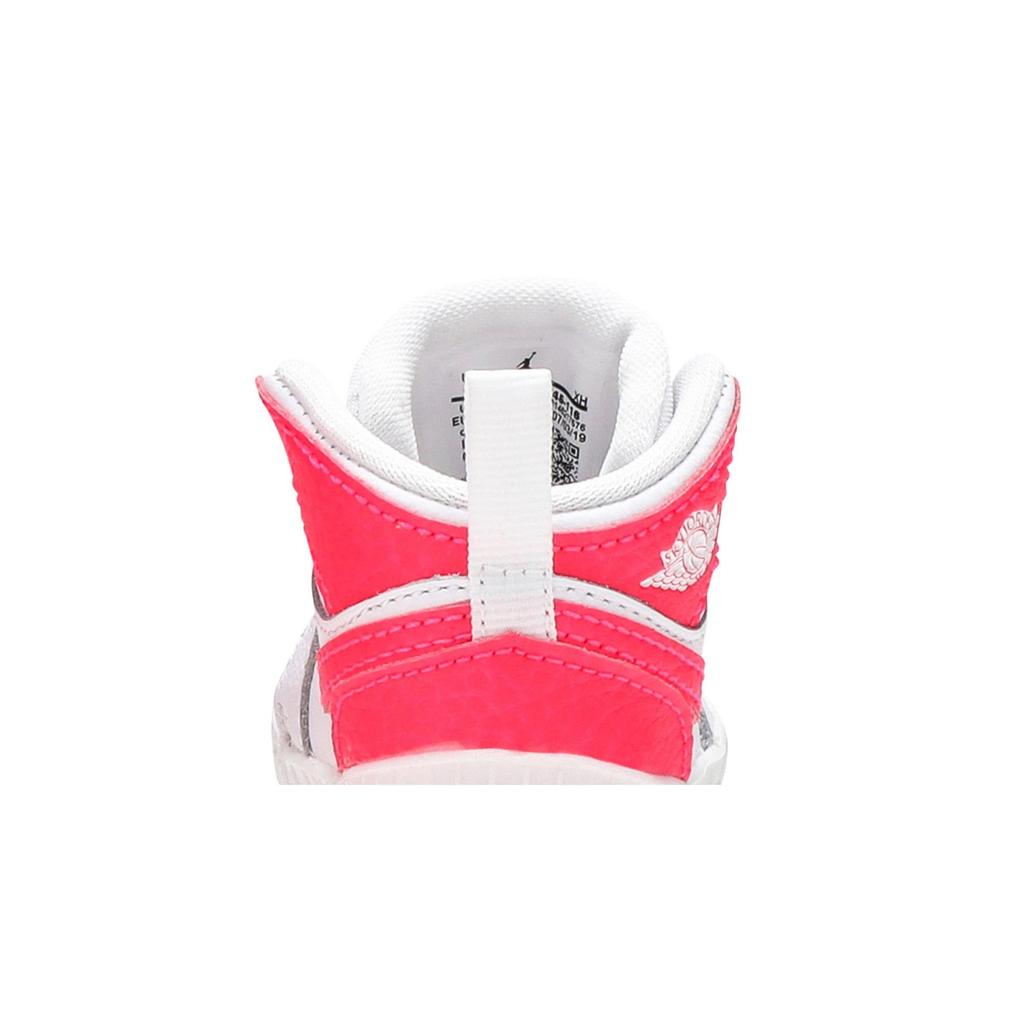 Air Jordan 1 Crib Bootie 'Racer Pink' (Unisex) White / Racer Pink Pre-Walking Shoes Sock Shoes AT3745 116