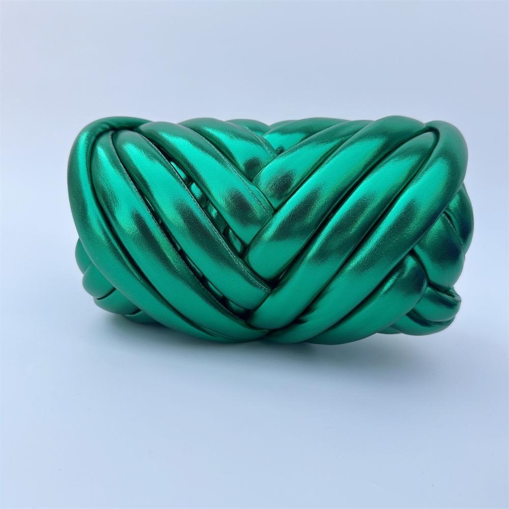 500g DIY Imitation Metal Leather Yarn Leather Finish Giant Yarn  Basket Blanket Carpets Making