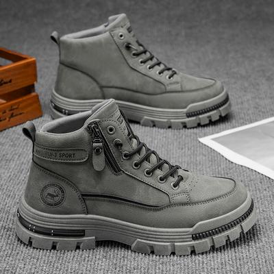 Nieuwe mode Britse stijl herfst en winter hoge Martin boots outdoor wandelen mode platform casual sportschoenen heren