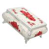 Vintage Jewelry Box Rectangular Vintage Metal Jewelry Storage Decoration Box Ladies Girls Gift