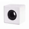 Microphone Flag Station Cube ABS Square Flags Interview Mic Logo Mark TV Station Reporter Microphone Cube Box Foam Cover