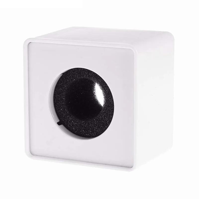 Microphone Flag Station Cube ABS Square Flags Interview Mic Logo Mark TV Station Reporter Microphone Cube Box Foam Cover