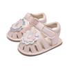 Summer Sunflower Toddler Sandals - Baby Girls' Rubber Sole Shoes 2026