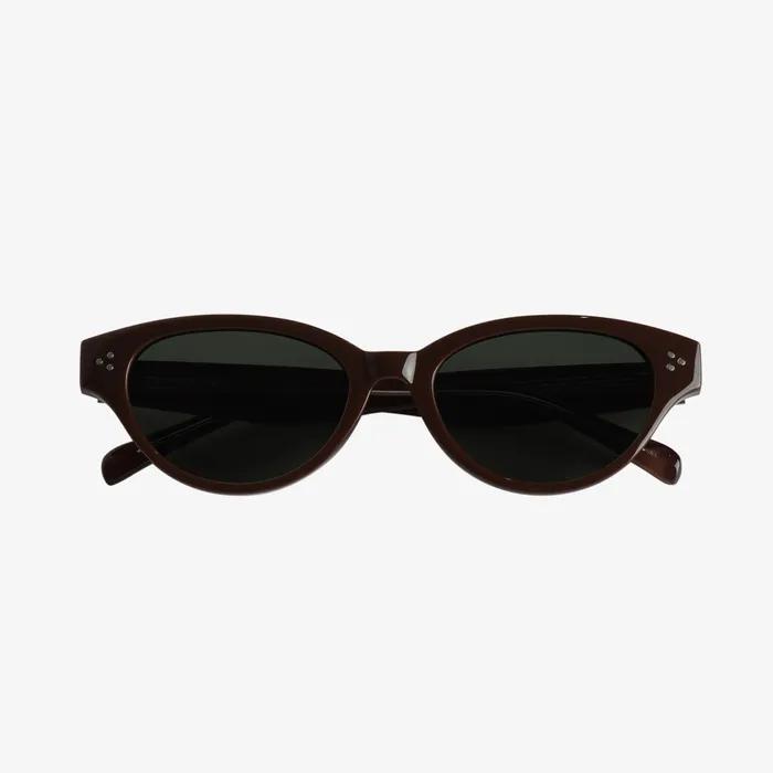 Cat's Eye Sunglasses Brown