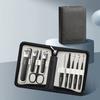 Nail Clipper Set for Men and Women with Leather Case and Original Beveled Nail Clippers