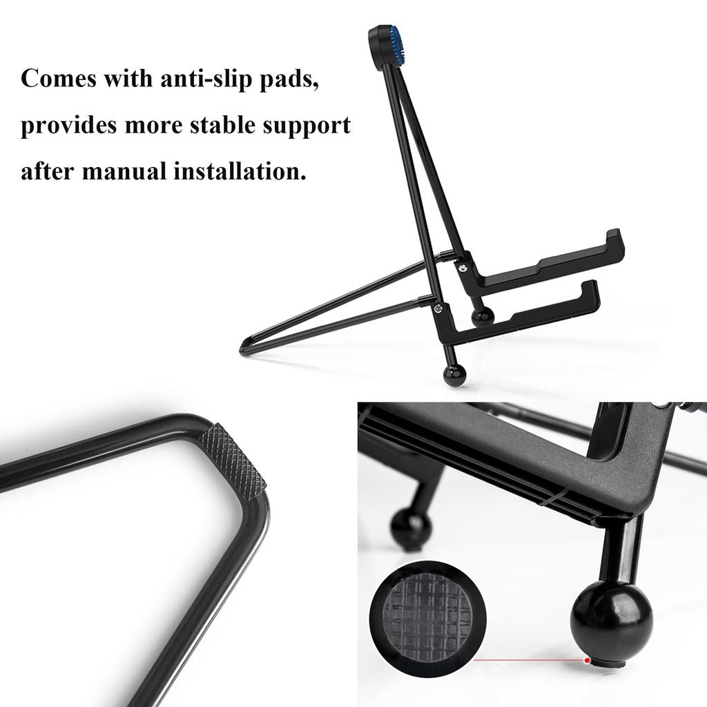 Koldot Folding Guitar Stand with Rubber Included A-Type Anti-Tip