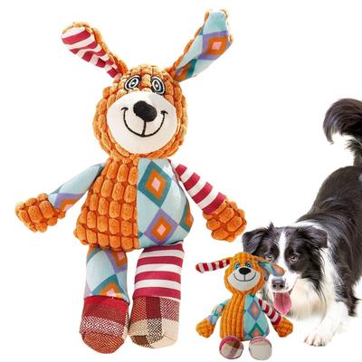 Haustier Plüschtier Katze Hund Puzzlespielzeug Niedliche Tiere Bissfest Interaktiv Quietschend Hund Zähne Reinigung Kauspielzeug Haustierbedarf