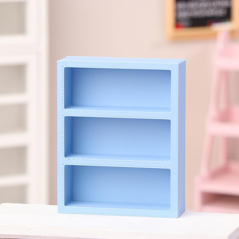 1/12 Dollhouse Mini Wall Cabinet Storage Shelves Dollhouse Furniture Decor Toys Dolls House Accessories Micro Scene Ornament