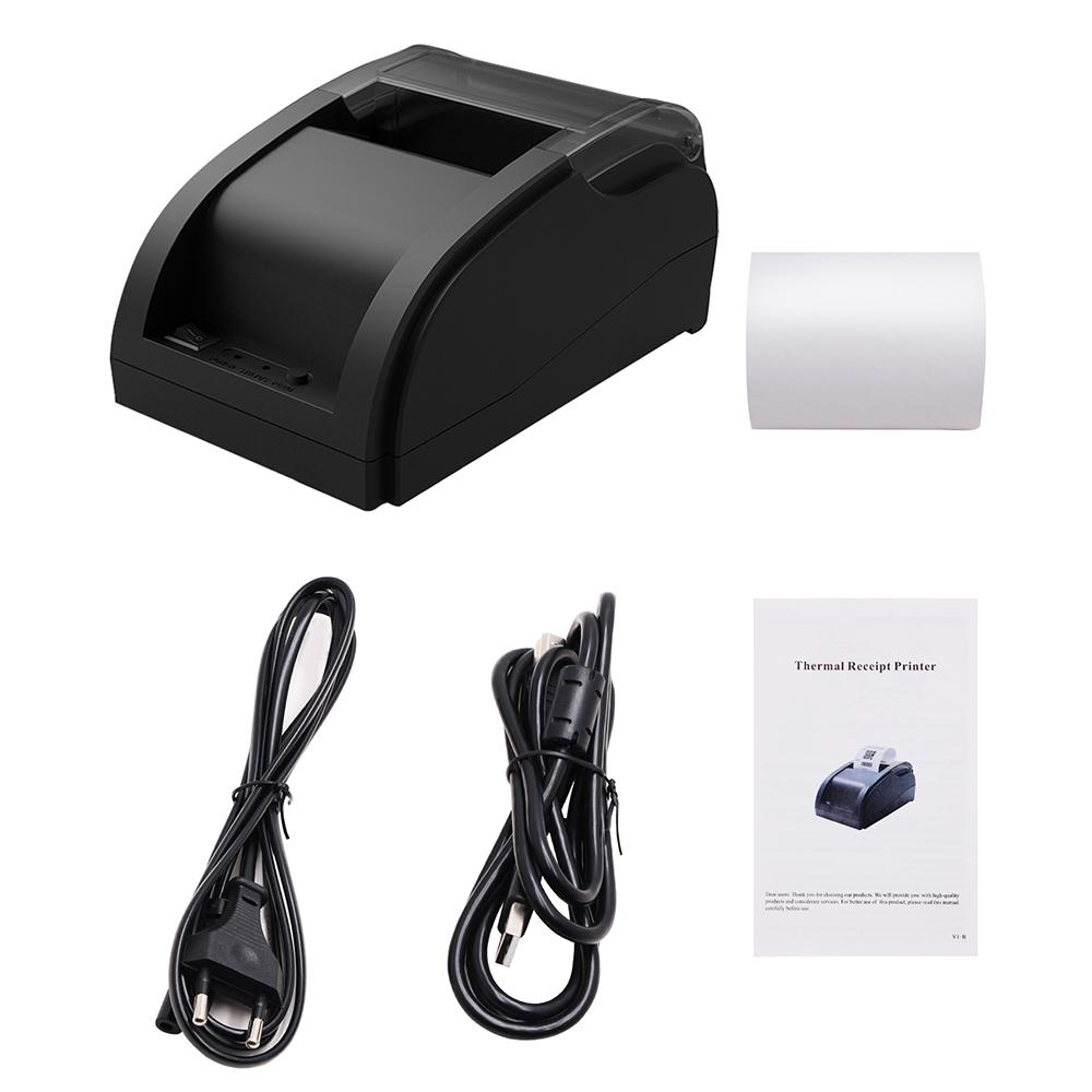 

58A Bluetooth-compatible Thermal Receipt Label Printer Restaurant Kitchen Printing Tool EU Plug