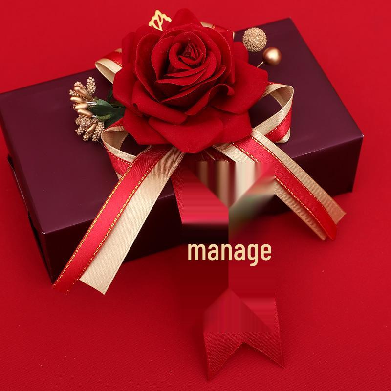 Corsage Wedding Set: Family, Groomsmen & Bridesmaids Boutonnieres for Welcoming Parents.