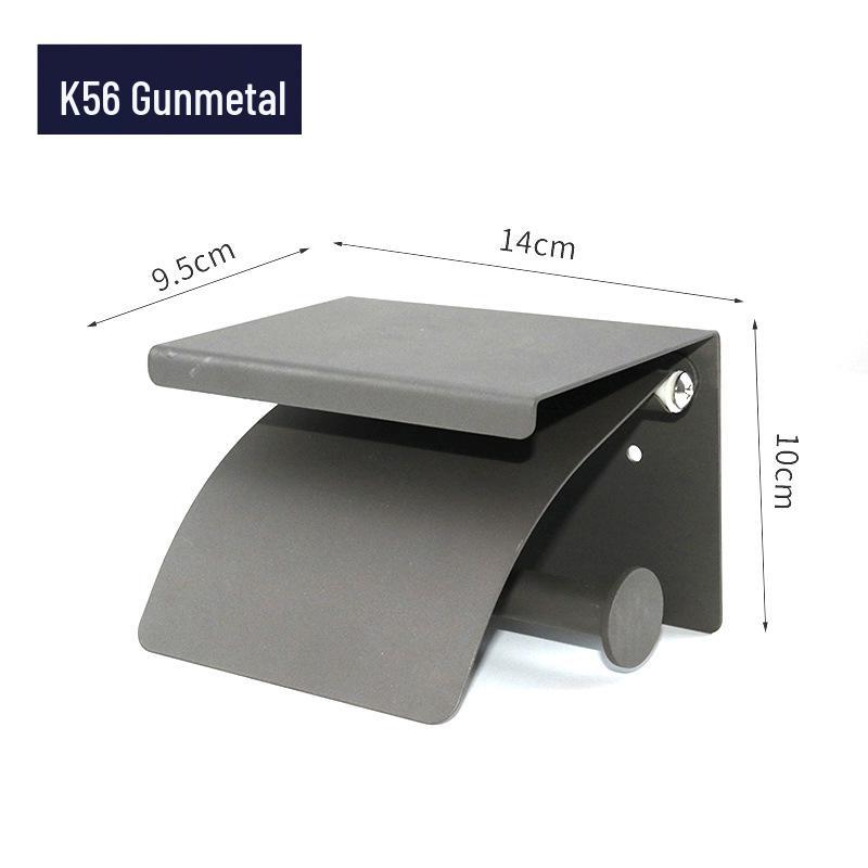 Stainless Steel 304 Punch-Free Bathroom Tissue & Phone Holder