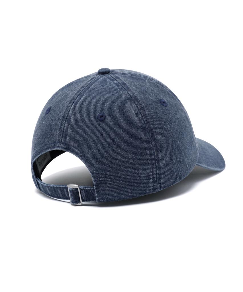Beullumiel Vintage Washed Logo Ball Cap (Navy)