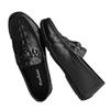 Doudou Shoes Men's New Crocodile Pattern Men's Casual Loafer Leather Shoes One Pedal Men's Shoes