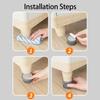 Without Drill Risers Providing Adjustable Height and Stability Support for Furniture Leveling In Cabinets and Wardrobes