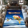 Biene Maja Personalized Name Floor Mat Design for Hallway Game Room Entryway Dining Room Anti-slip Rug Decorate Offices Gift for Festivals
