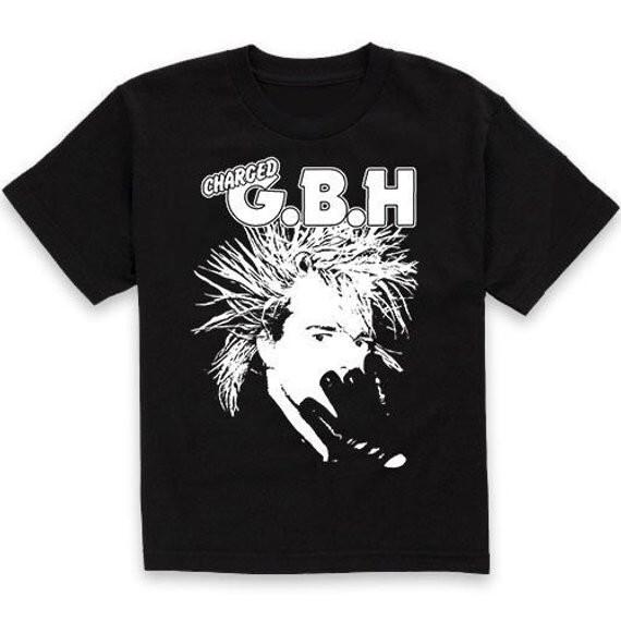 

Vintage Charged GBH Band Gift For Fans Cotton Black Full Size Unisex Shirt MM952 Unisex T-Shirt XXL