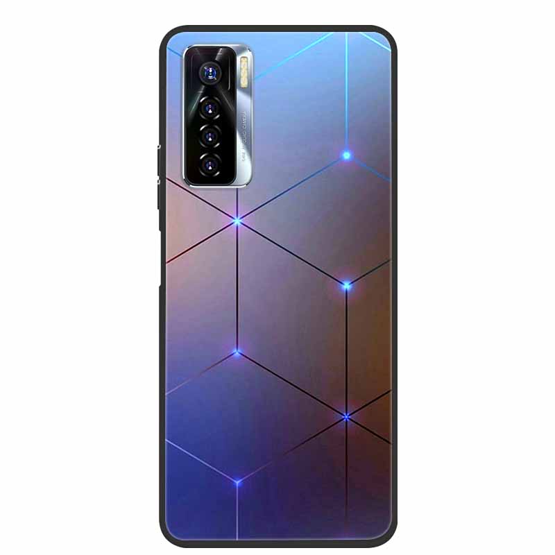 For Tecno Camon 17 Pro Cases 17P 17 Soft TPU Silicone Phone Cover for Tecno Camon 17P Back Cover Bumper Fundas Camon17 CG7n Capa