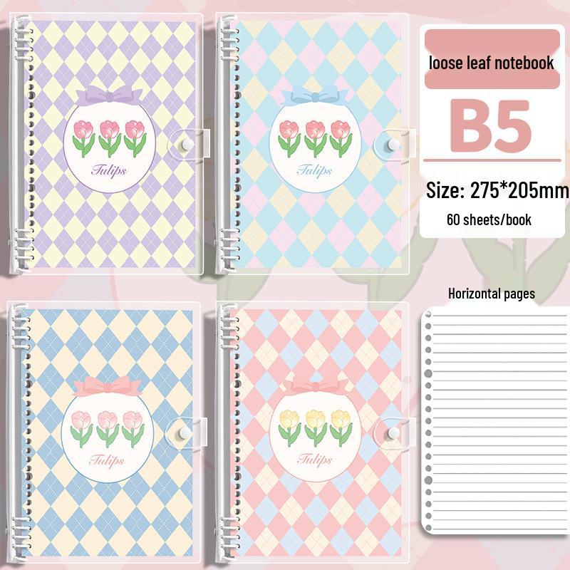 

Clear PVC A5/B5 Loose-Leaf Binder & DIY Notebook