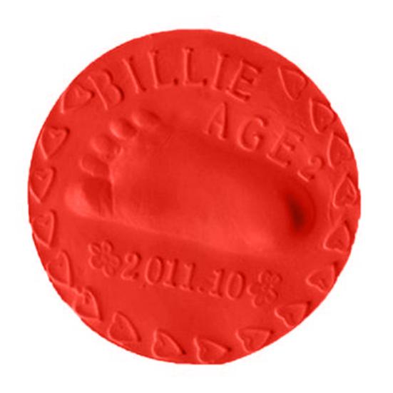 Lufttrocknende Weichknete Baby Kind Handabdruck Fußabdruck Abdruck Gipsabdruck Erinnerung Wachsend