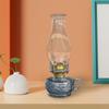 Retro Style Kerosene Oil Lamp Durable Altar Supplies with Lamp Wick Windproof Glass for Church Hiking Holiday Bedroom Christmas