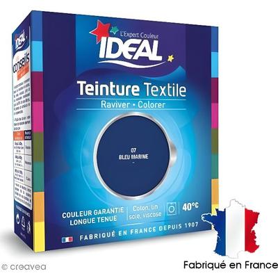 Ideal Liquid Fabric Dye Navy Blue 07 Maxi Ideal Navy Blue Paint No. 07, Maxi Format, - Suitable for : Cotton, Linen, Ramie,