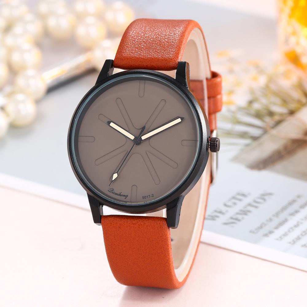 Buy Ladies Casual Creative 3D Leather Belt Quartz Watch at affordable