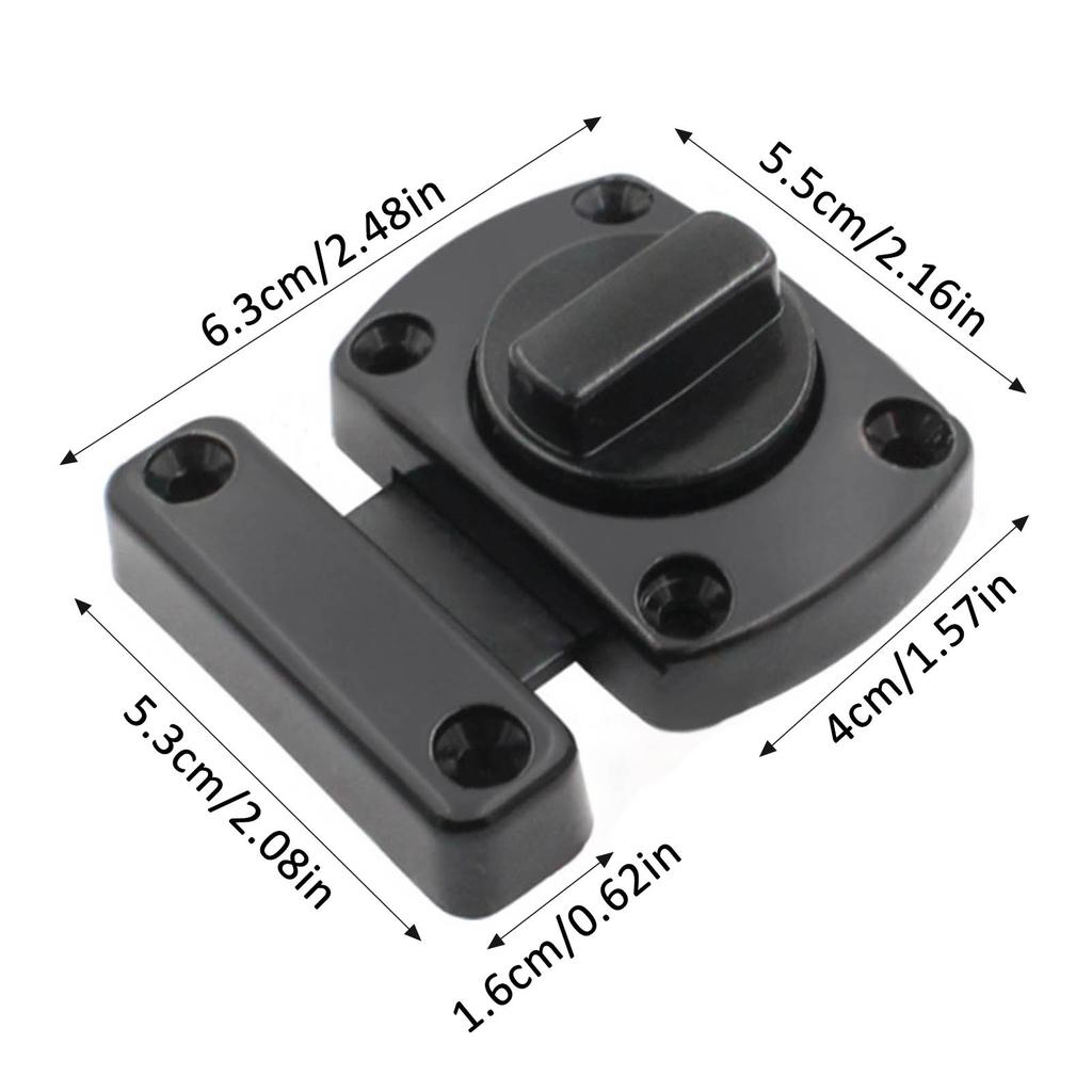 Inside Latch Door Safety Locks Bathroom Gate Slide Bolt Latches Lock Hardware Suitable for All Kinds of Doors