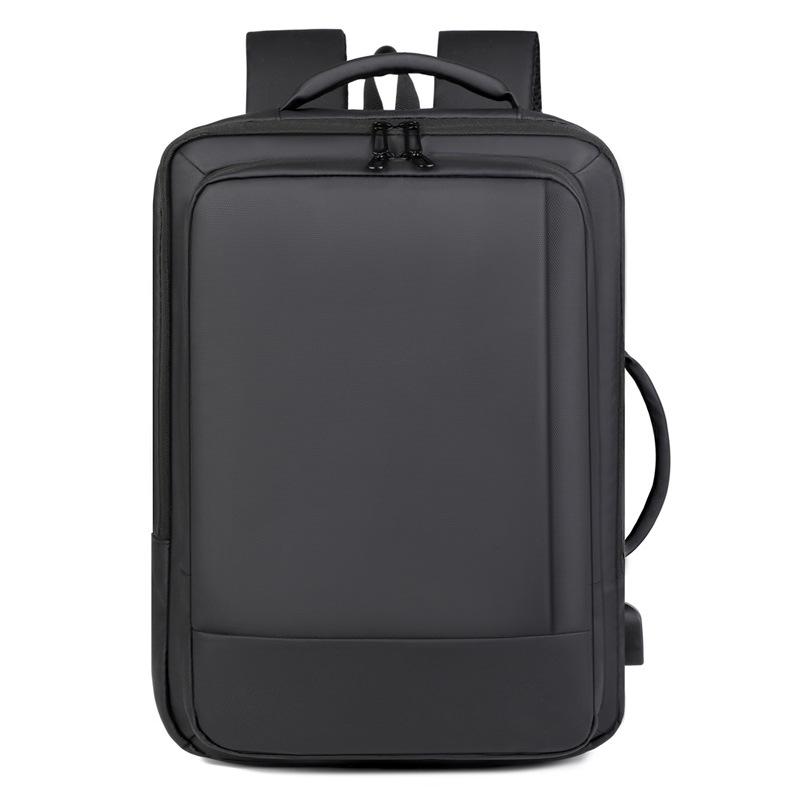 Men's Expandable Business Travel Backpack: Customizable Logo, Large Capacity, Fashionable Design, Computer Compatible.