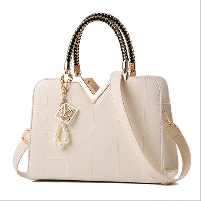 Borsa da donna moda borsa a conchiglia selvaggia decorazione di perle borsa da donna a tracolla