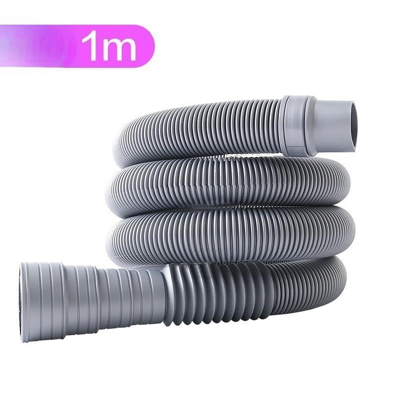 Universal Washing Machine Drain Hose, Extension Discharge Pipe for Automatic/ Semi-Automatic Washers, Leak-Proof Corrugated