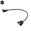 Right Angle USB Type B Male To USB B Female Printer Panel Mount Extension Sync Cable Cord 0.3M 0.5M