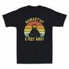 Namast'ay 6 Feet Away Shirt Sloth Social Distancing Vintage Men's T-Shirt