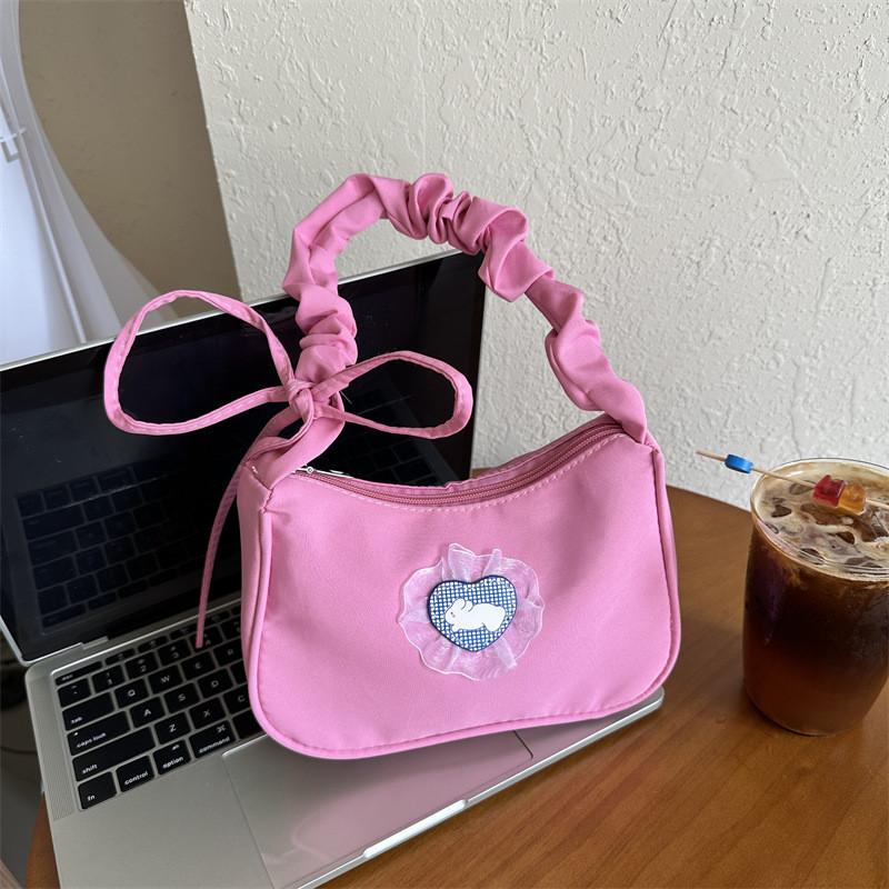 Trendy Canvas Shoulder Bag For Women 2023 Fall Fashion Retro Underarm Bag Street Style