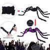 Halloween Giant Light Up Spider Scary Realistic Hairy LED Spider with Bendable Legs for Indoor Outdoor Halloween Yard Home House Decor
