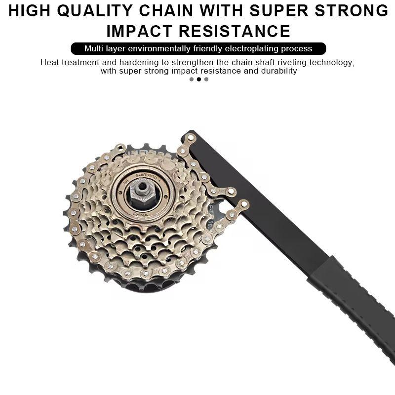 Kit de Ferramenta de Remoção de Roda Livre de Bicicleta Ferramenta Soquete de Roda Livre de Bicicleta Aço de Alta Resistência Corrente Chicote Cassete Removedor de Roda Dentada MTB