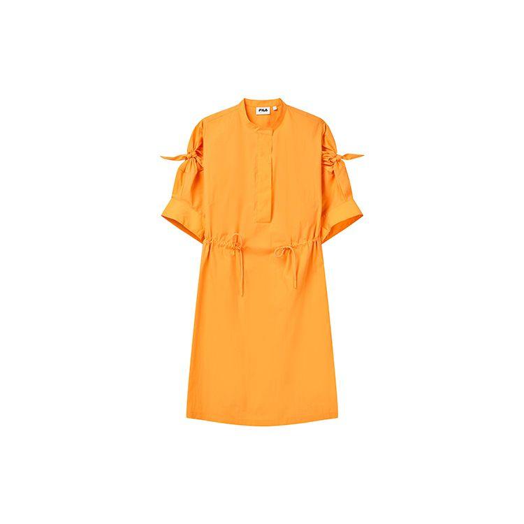 

Fila Однотонное платье А-силуэта с завышенной талией для женщин Оранжевый F11W234301F-OR M