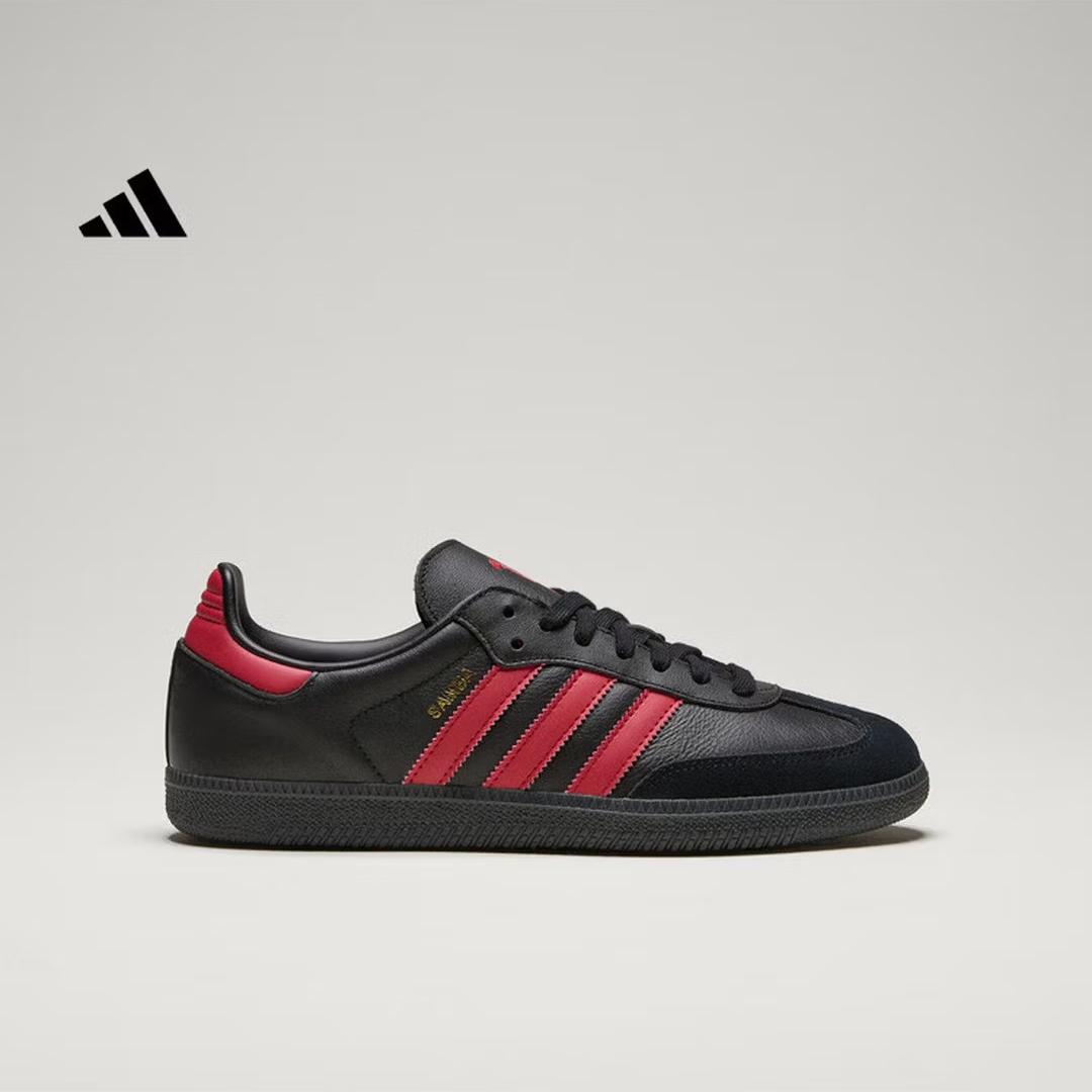 Adidas SAMBA Лицензированные Повседневные Футбольные Бутсы Манчестер Юнайтед - Adidas JQ4036 35.5 чёрный
