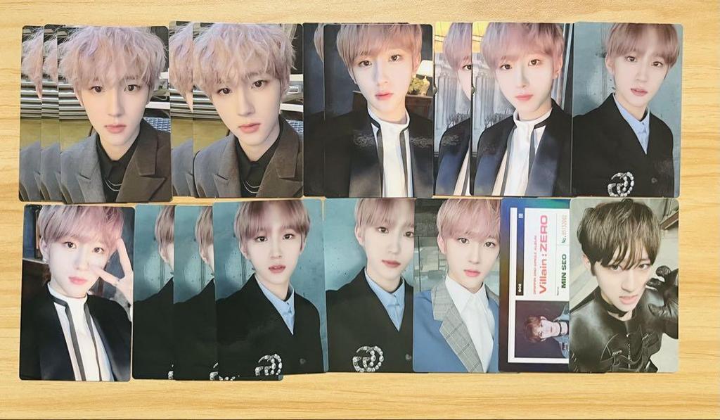 [USED] DRIPPIN Minseo Official Trading Card Set with Bonus Trading Card